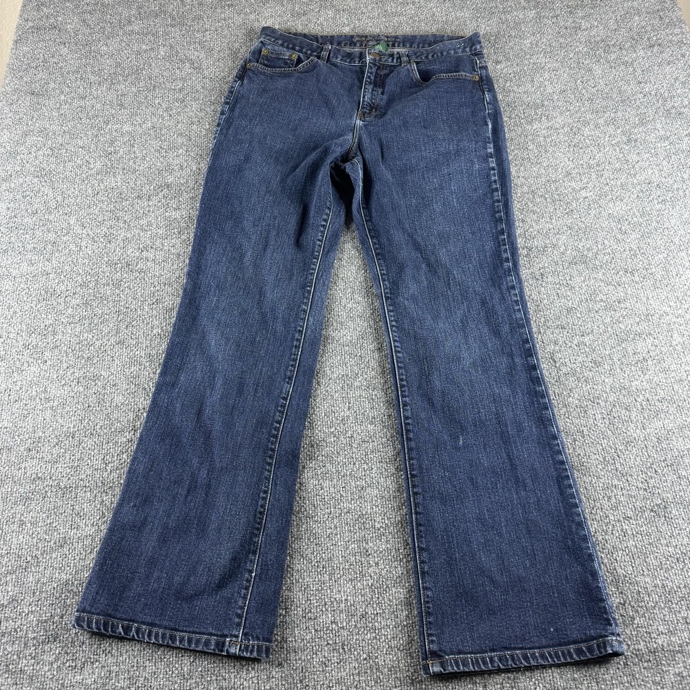 Lauren Jeans‎ Co Ralph Lauren Bootcut Jeans Womens 10 Blue Medium Wash Stretch